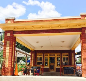 Steamers in the historic Bethel Station