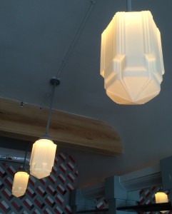 Even the light fixtures at The Dime exude class.