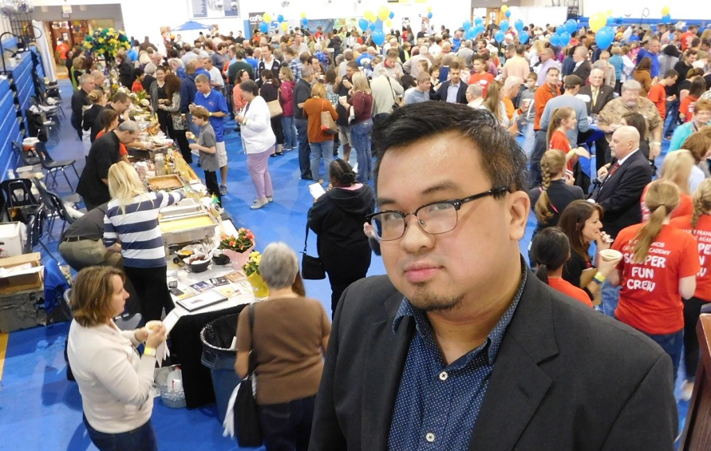 Peng recently served as one of the judges for Souper Fun Sunday at St. Francis Academy. Phot by Gainesville Downtown)