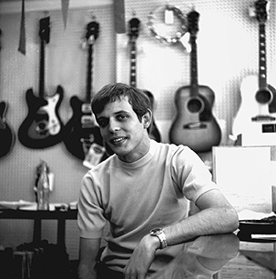 Future Eagles lead guitarist Don Felder working at Marvin Kay's Music Center in Gainesville in 1967. (Photo courtesy of Don Felder)