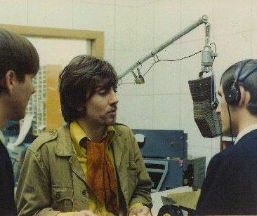 Graham Nash at WUWU radio studios in the Gainesville Mall in 1968. The Hollies were plaing the Florida Gym.