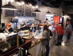 Customers line up at Patticakes on a recent evening.