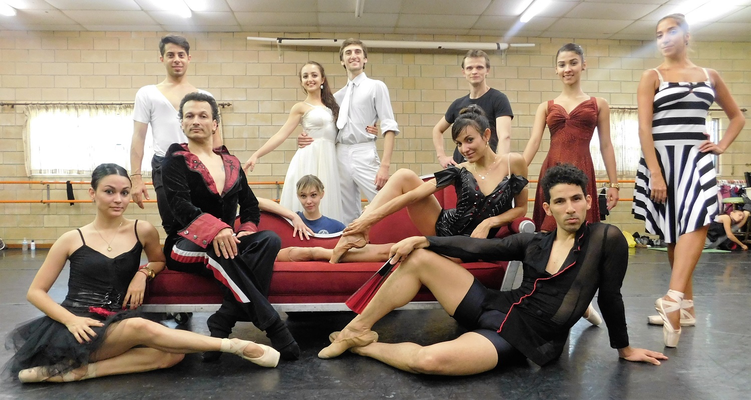 Many members of the Dance Alive National Ballet company at Pofahl Studios. (Photo by Gainesville downtown)