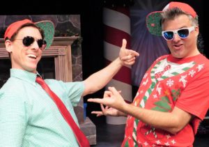 David Patrick Ford, left, and Matthew Lindsay are too cool for Christmas. Photo by Gainesville Downtown)