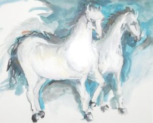 Horses II, by Nava Ottenberg