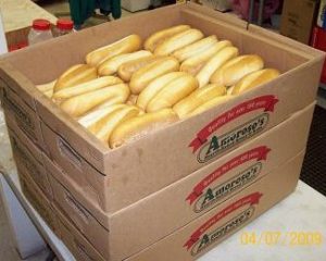 Amoroso hoagie rolls from Philly