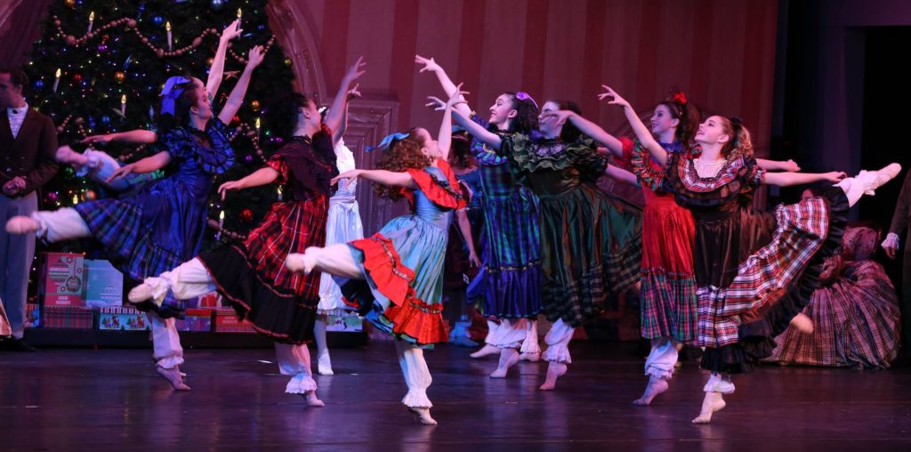"The Christmas Party" during The Nutcracker. Photo by Monica Sue Nielsen)